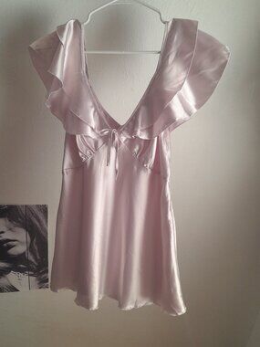 Light purple babydoll top